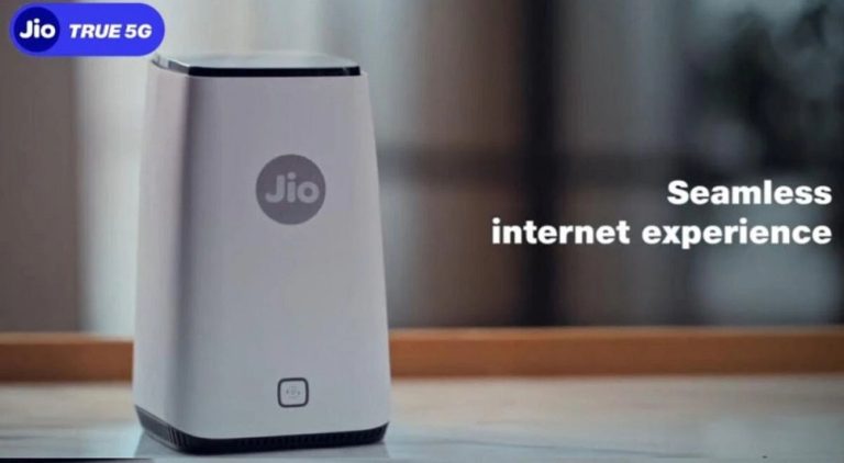 Jio AirFiber 5G hotspot